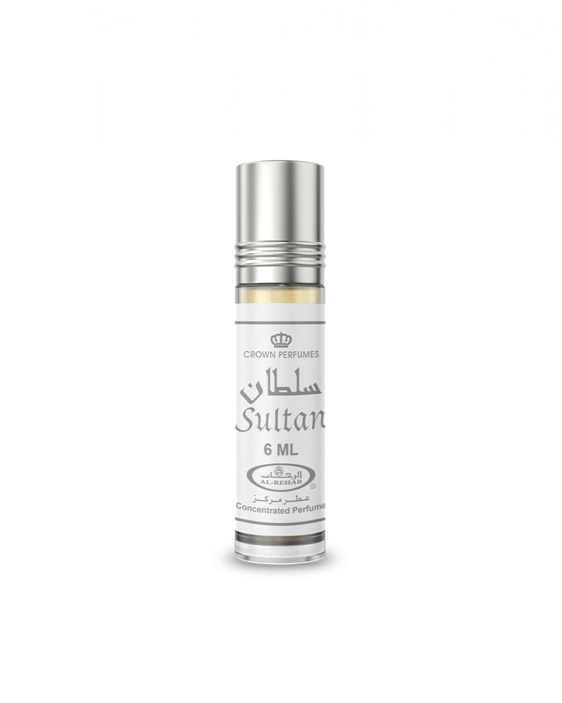 Sultan 6 ml Silver Roll-On Concentrated Perfume Oil for Men