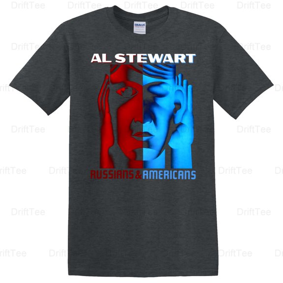 Al Stewart Russians & Americans Folk Rock Cold War Singer Guitarist Music T-Shirt Unisex, up to 5XL