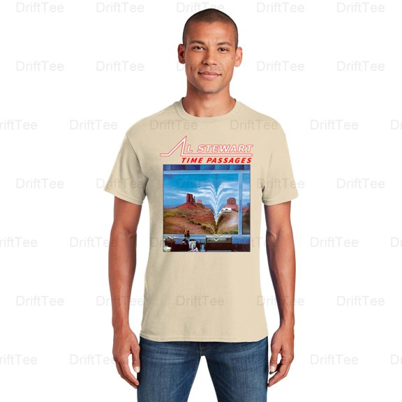 Al Stewart Time Passages Vintage Retro Folk Rock Soft Pop Music Album Fan T-Shirt Unisex, up to 5XL
