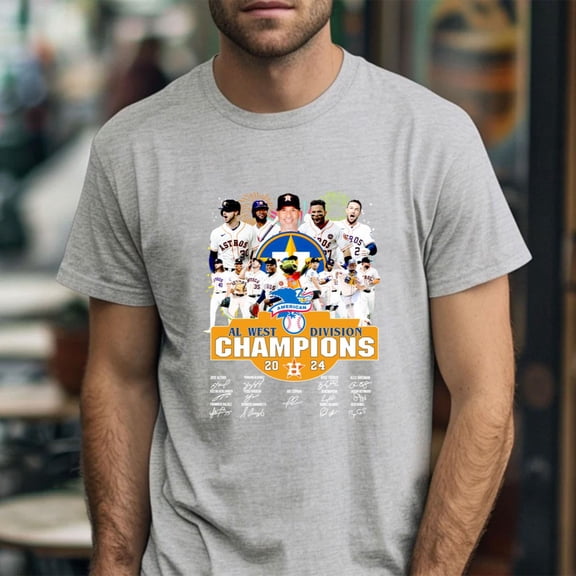 Al West Division Champions 2024 Astros T-shirt