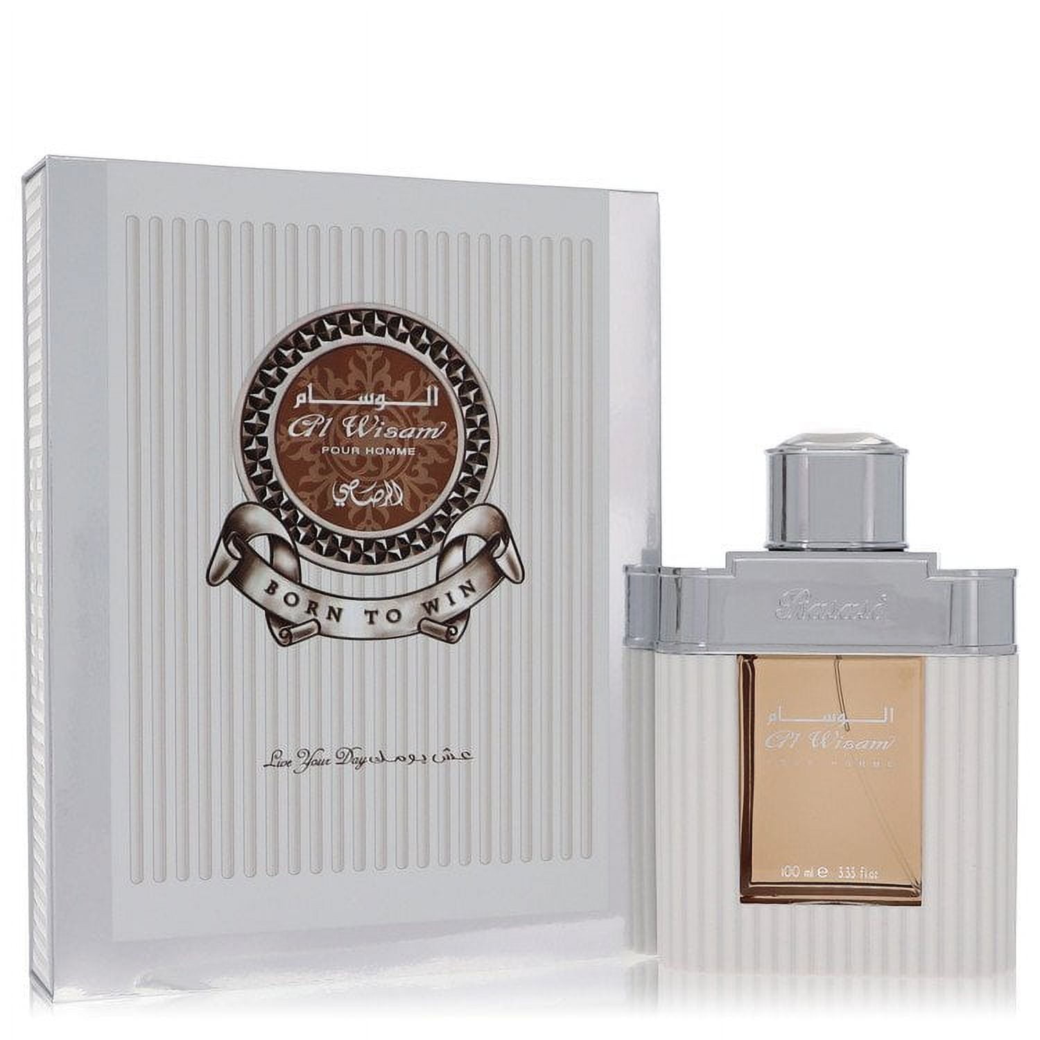Eau De Parfum Spray 3.33 oz Rasasi Al Wisam Day Born To Win by Rasasi Men