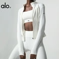 Alo yoga fitness clothes standup collar jacket women yoga quick