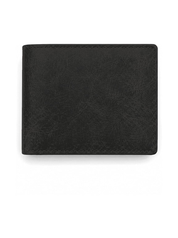 -Men’s Classic Genuine Leather Bifold Wallet – Slim, Durable, and Stylish Everyday Accessory
