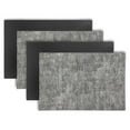 thumbnail image 1 of Ala Carte by Dainty Home Amalfi Linen Textured Faux Leather Placemats – Set of 4, Reversible, Non-Slip, Washable, Heat & Tear Resistant – 12x18 in Dining Table Mats, 1 of 4