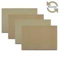 thumbnail image 1 of Ala Carte by Dainty Home Hemp Textured Faux Leather Placemats – Set of 4, Reversible, Non-Slip, Washable, Heat & Tear Resistant – 12x18 in Dining Table Mats, 1 of 4