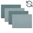 thumbnail image 1 of Ala Carte by Dainty Home Hemp Textured Faux Leather Placemats – Set of 4, Reversible, Non-Slip, Washable, Heat & Tear Resistant – 12x18 in Dining Table Mats, 1 of 4