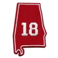 thumbnail image 1 of Alabama 18 National Championships Patch BAMA State Record Embroidered Iron On, 1 of 2
