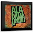 thumbnail image 1 of Alabama 20x20 Black Modern Framed Museum Art Print Titled - Art Licensing Studio, 1 of 5