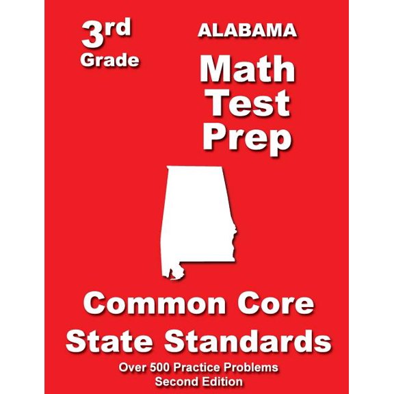 Alabama 3rd Grade Math Test Prep: Common Core State Standards (Paperback)
