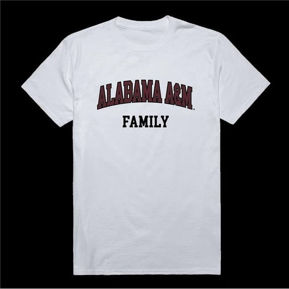 Alabama A&M University Bulldogs Family T-Shirt, White - Small