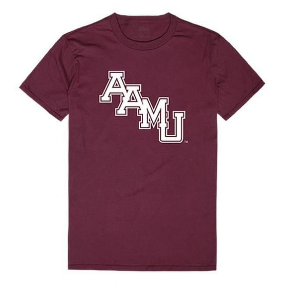Alabama A&M University Men Institutional T-Shirt, Maroon White - Small
