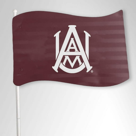 Alabama AM Flag Garden Stake