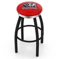 thumbnail image 1 of Alabama Crimson Tide 25" Mascot Black Wrinkle Swivel Bar Stool with Chrome Accent, 1 of 2