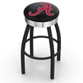 thumbnail image 1 of Holland Collegiate 25 in. Bar Stool with Ribbed Accent Ring, 1 of 2