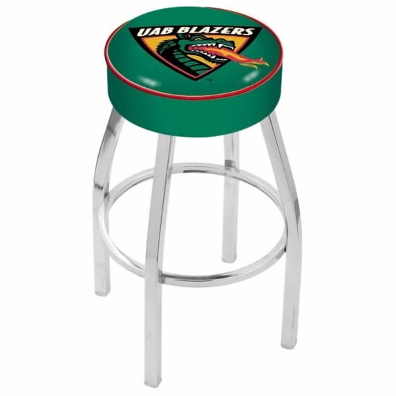 NCAA Swivel Stool by Holland Bar Stool, UAB Blazers - 25 Inches L8C1