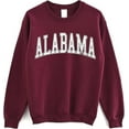 thumbnail image 1 of Alabama Crewneck Sweatshirt - Bama Sweatshirt, Vintage Alabama State Sweater, 1 of 6