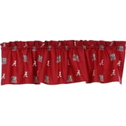 Alabama Crimson Tide 100% Cotton, 84 x 15 Curtain Valance, 1 Panel