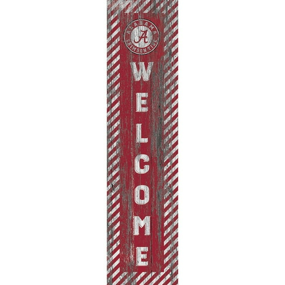 Alabama Crimson Tide 12'' x 48'' Door Leaner Welcome Sign