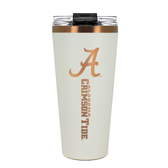 Alabama Crimson Tide 30 oz. Cream + Copper Big Slim Tumbler