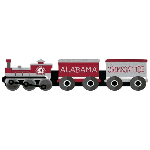 Alabama Crimson Tide 6'' x 24'' Train Cutout Sign
