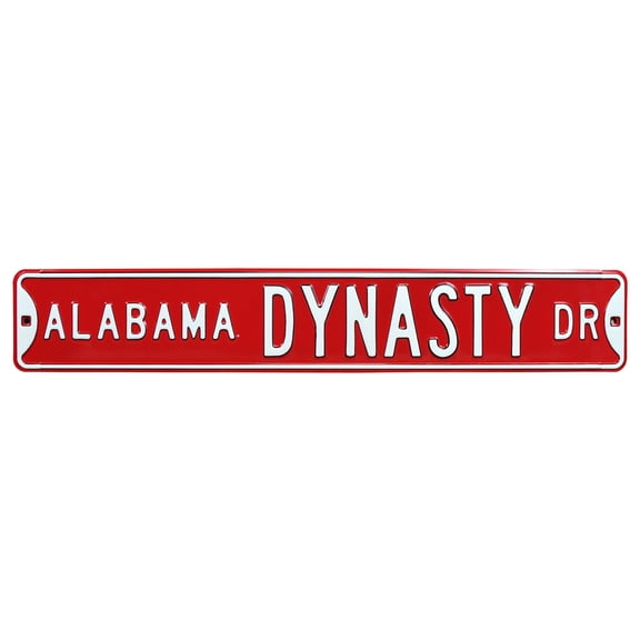 Alabama Crimson Tide 6'' x 36'' Steel Street Sign