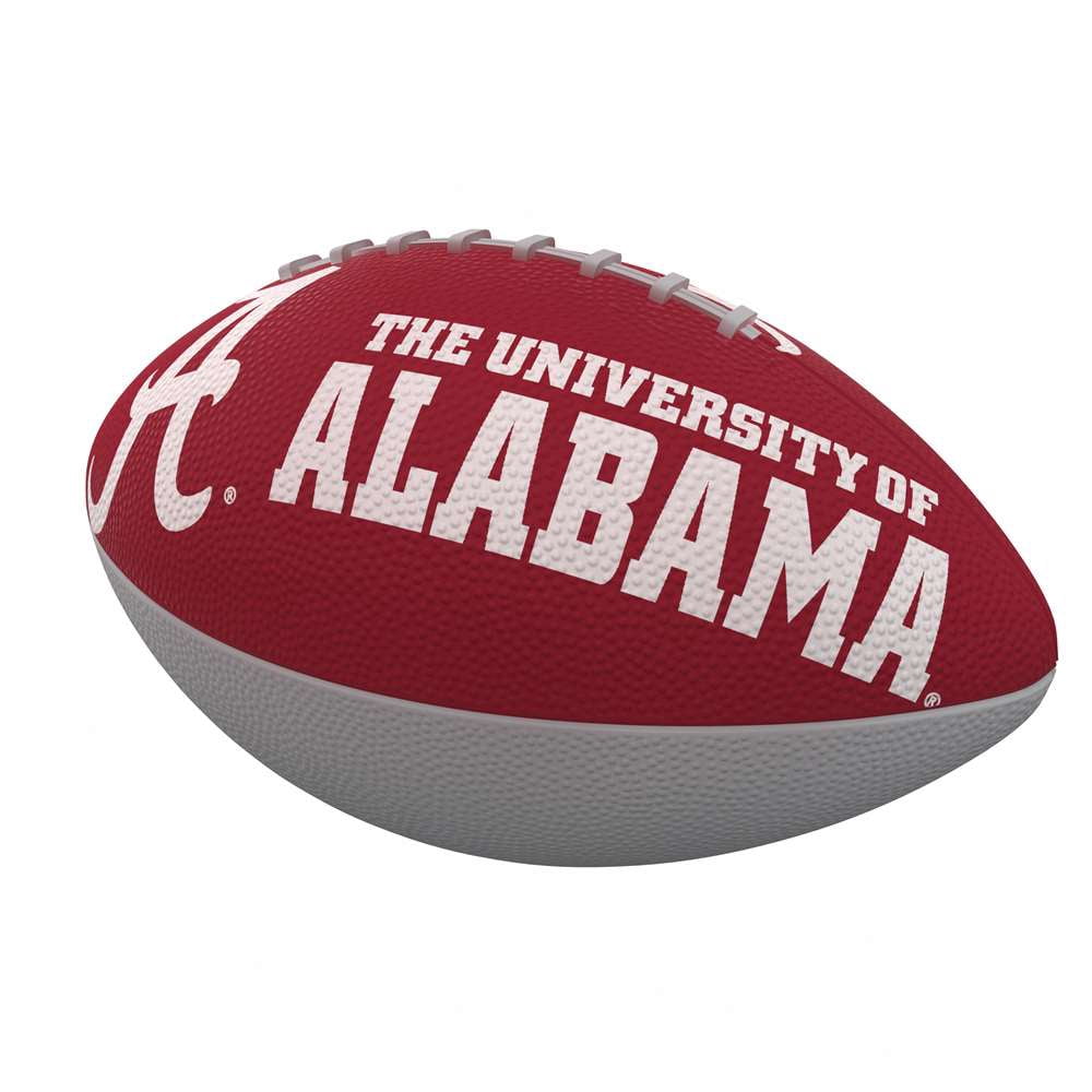 Alabama Crimson Tide Combo Logo Junior-Size Rubber Football