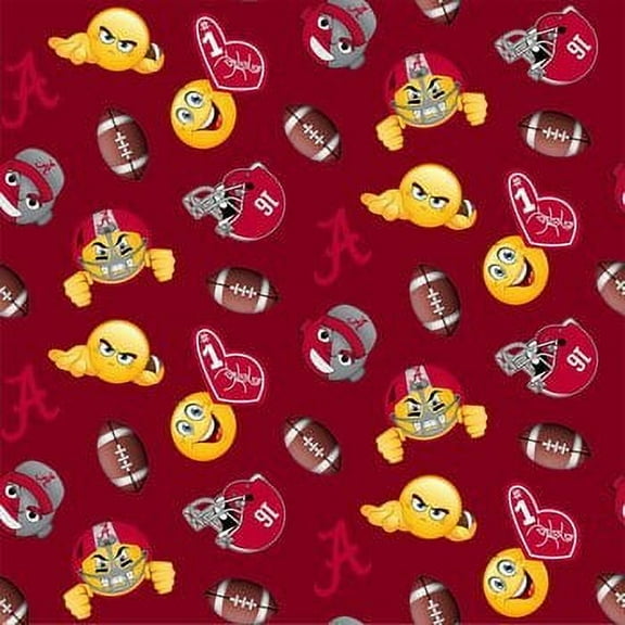 Alabama Crimson Tide Emoji FLEECE Design