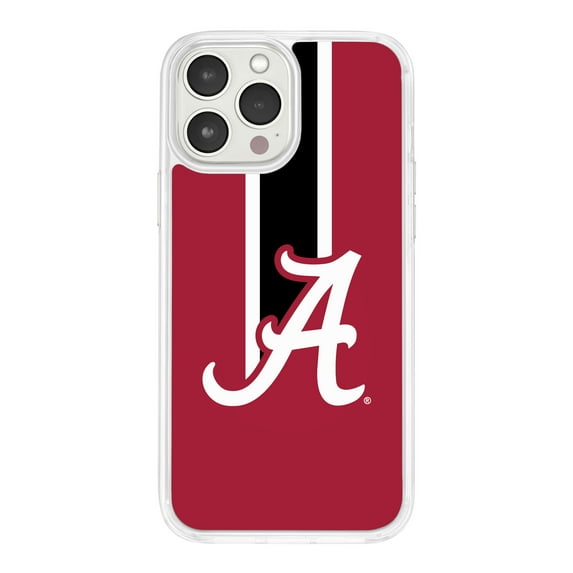 Alabama Crimson Tide HD Phone Case Compatible with Apple iPhone 14 Pro (Stripe) by Affinity Bands