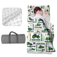 thumbnail image 1 of Kainsy Toddler Nap Mat, Personalized Name Tractor Series Nap Mats for Daycare Preschool Kindergarten Sleeping Bag for Kids Boys Nap Mat with Removable Pillow and Soft Blanket Words, 1 of 9