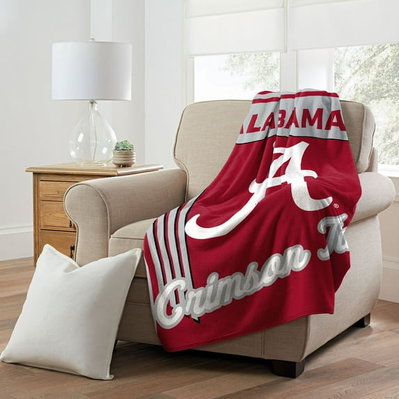 Alabama Crimson Tide Northwest NCAA Officially Licensed Microfiber Throw Blanket - 46" x 60"