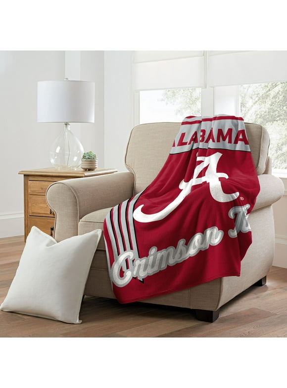 Alabama Crimson Tide Northwest NCAA Officially Licensed Microfiber Throw Blanket - 46" x 60"