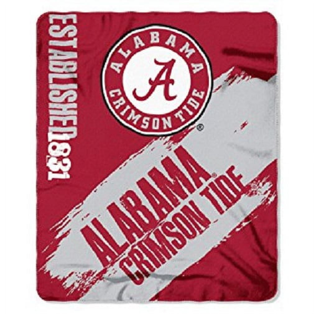 Alabama Crimson Tide Painted Fleece Throw - Walmart.com