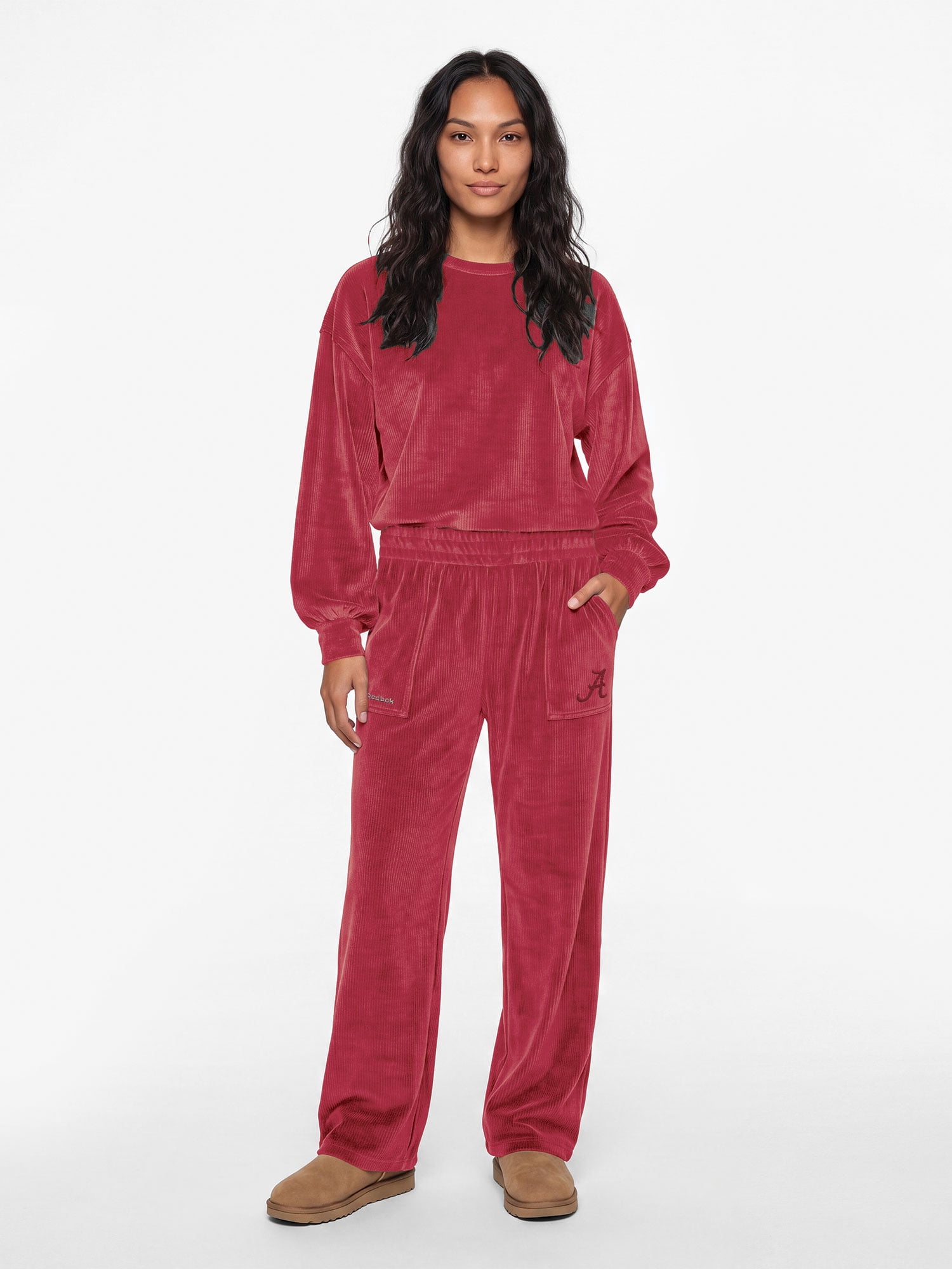 Alabama Crimson Tide Reebok Womens Fashion Fit Fleece Pant