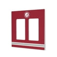 thumbnail image 1 of Alabama Crimson Tide Stripe Design Double Rocker Light Switch Plate, 1 of 4