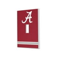 thumbnail image 1 of Alabama Crimson Tide Stripe Design Single Toggle Lightswitch Plate, 1 of 4