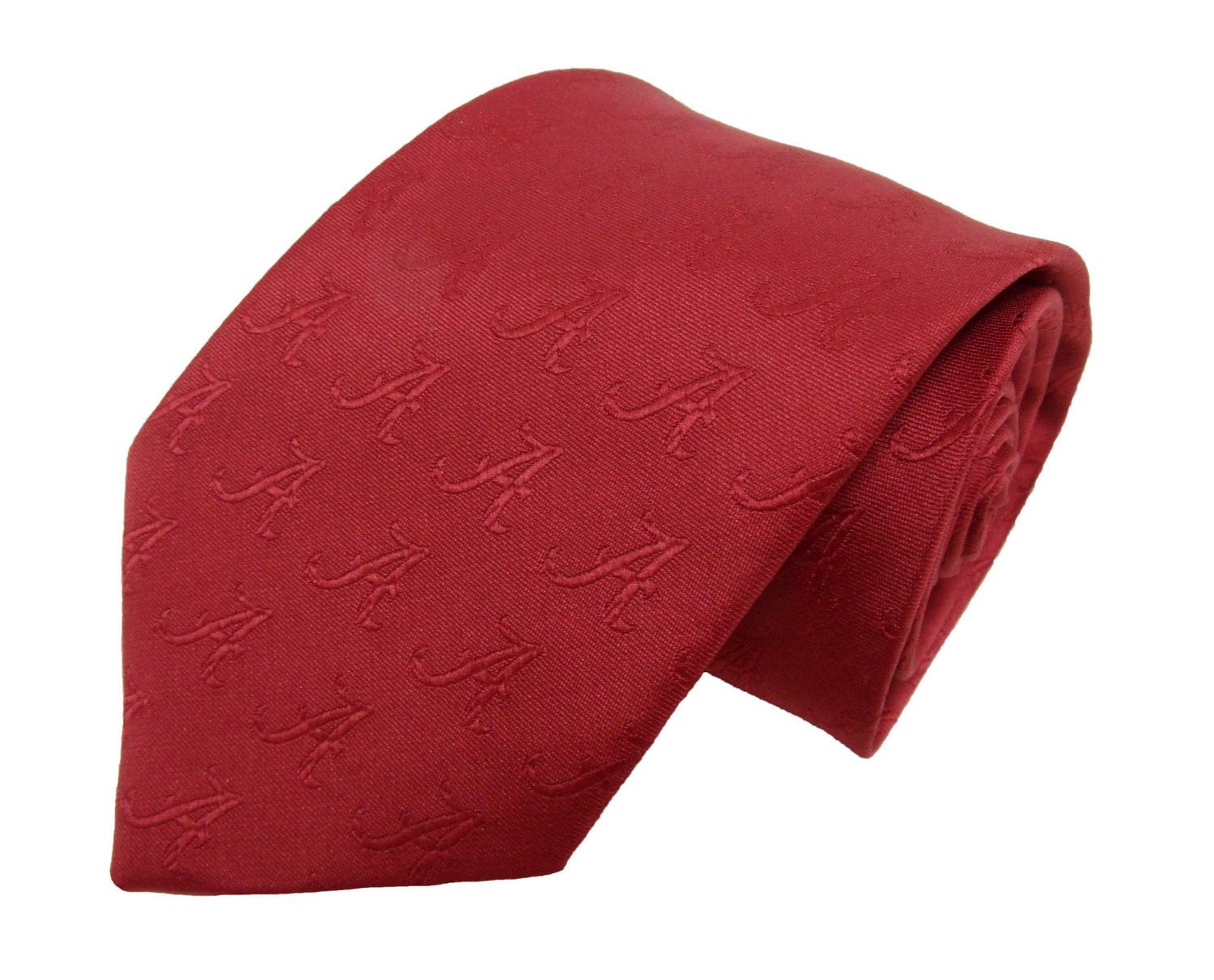 Alabama Crimson Tide Tone on Tone Repeating Necktie - Donegal Bay - Unisex - One Size