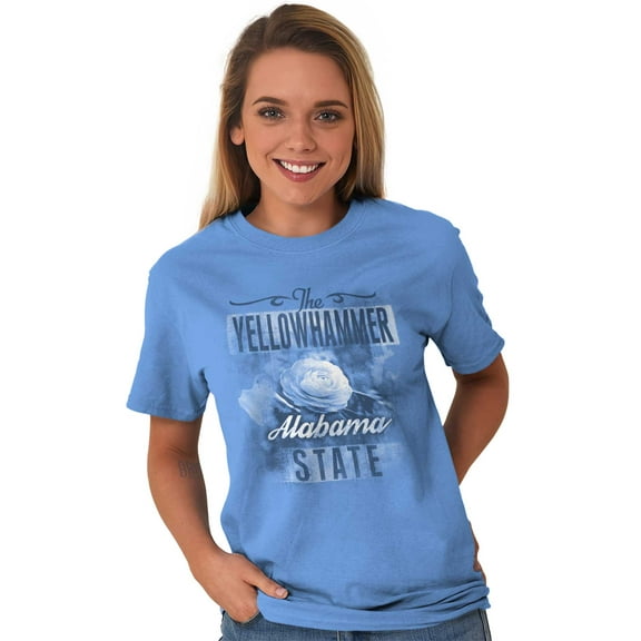 Alabama Cute State Flower Souvenir Women's Graphic T Shirt Tees Brisco Brands S