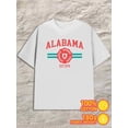 thumbnail image 1 of Greenink Alabama Est. 1978 men's 180G Cotton white Original Unisex Shirt Graphic Tee tshirts Retro Unisex Shirt Cotton tshirts Casual Unisex Shirt Cotton tshirts, 1 of 7
