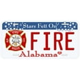 thumbnail image 1 of Alabama Fire And Rescue Novelty Car Auto License Plate, 1 of 2