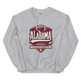 thumbnail image 1 of Alabama Football Retro Vintage Unisex Sweatshirt (Sport Grey, S), 1 of 2