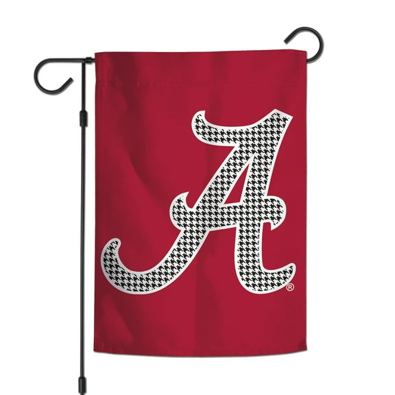 WinCraft Alabama Crimson Tide 12" x 18" Houndstooth Double-Sided Garden Flag