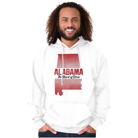 Alabama Heart of Dixie AL Native Hoodie Sweatshirt Women Men Brisco Brands X