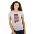 thumbnail image 1 of Alabama Heart of Dixie AL Native Womens Fitted Plus Size Graphic Tee Brisco Brands 2X, 1 of 5