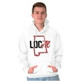 thumbnail image 1 of Alabama Local State Shaped Pun Cute Unisex Plus Fleece Graphic Hoodie Brisco Brands 2X, 1 of 5