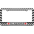 thumbnail image 1 of Alabama Love with Hearts License Plate Tag Frame, Multiple Colors, 1 of 1