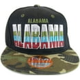 thumbnail image 1 of Alabama Men's Adjustable Snapback Baseball Cap (Black/Camouflage), 1 of 4