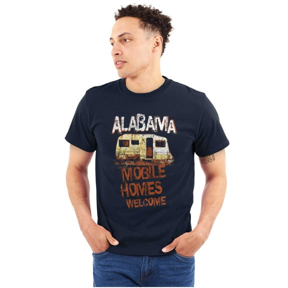 Alabama Mobile Homes Welcome Funny Plus Size Crewneck Graphic Tee Shirt Brisco Brands 2X