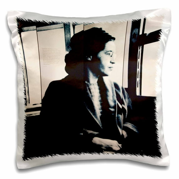 3drose, Alabama, Montgomery, Rosa Parks Museum - Us01 Wbi0226 - Walter Bibikow, 16x16 inch Pillow Case