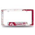 thumbnail image 1 of Alabama NCAA Crimson Tide Chrome Metal License Plate Frame with Tie Dye Design, 1 of 6