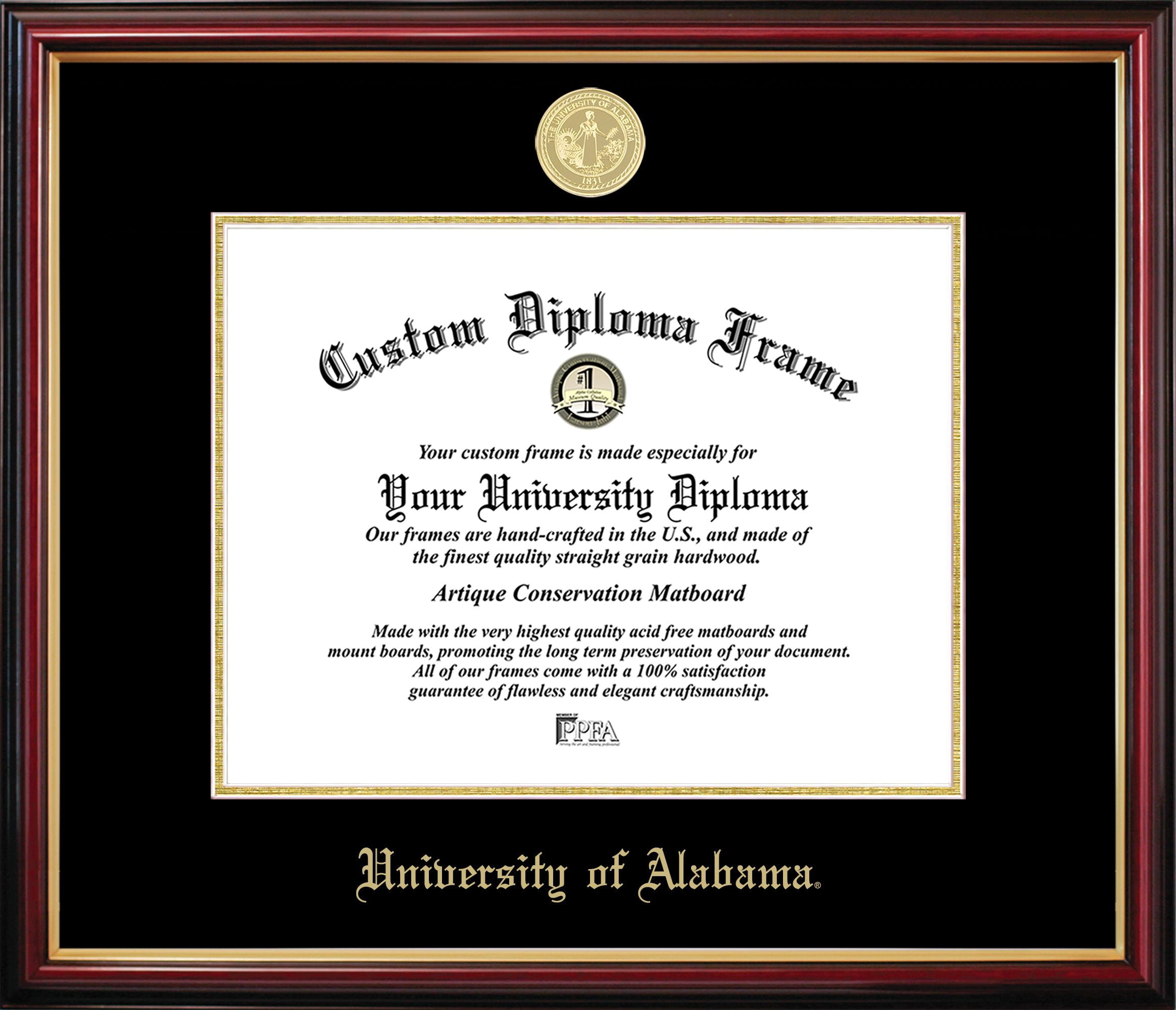 Alabama Petite Diploma Frame
